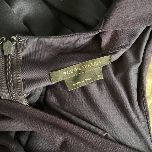 BCBG Max Azria Size 8 Navy Blue Mini Dress - Picture 4 of 4